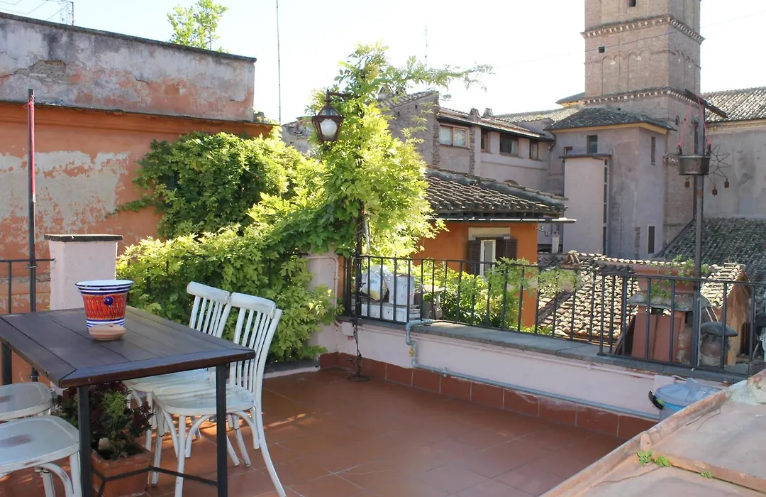 Casa Greco - Attico Con Terrazza, Trastevere-1